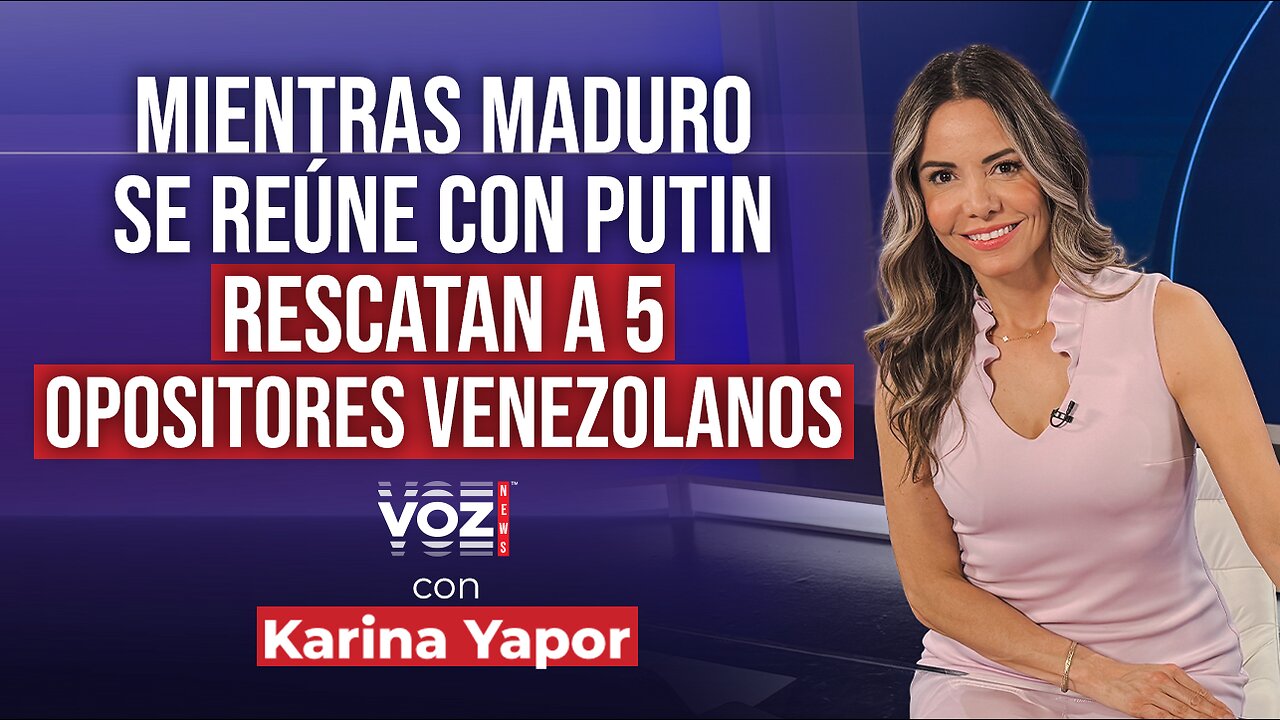 Mientras Maduro se reúne con Putin, rescatan a 5 opositores venezolanos