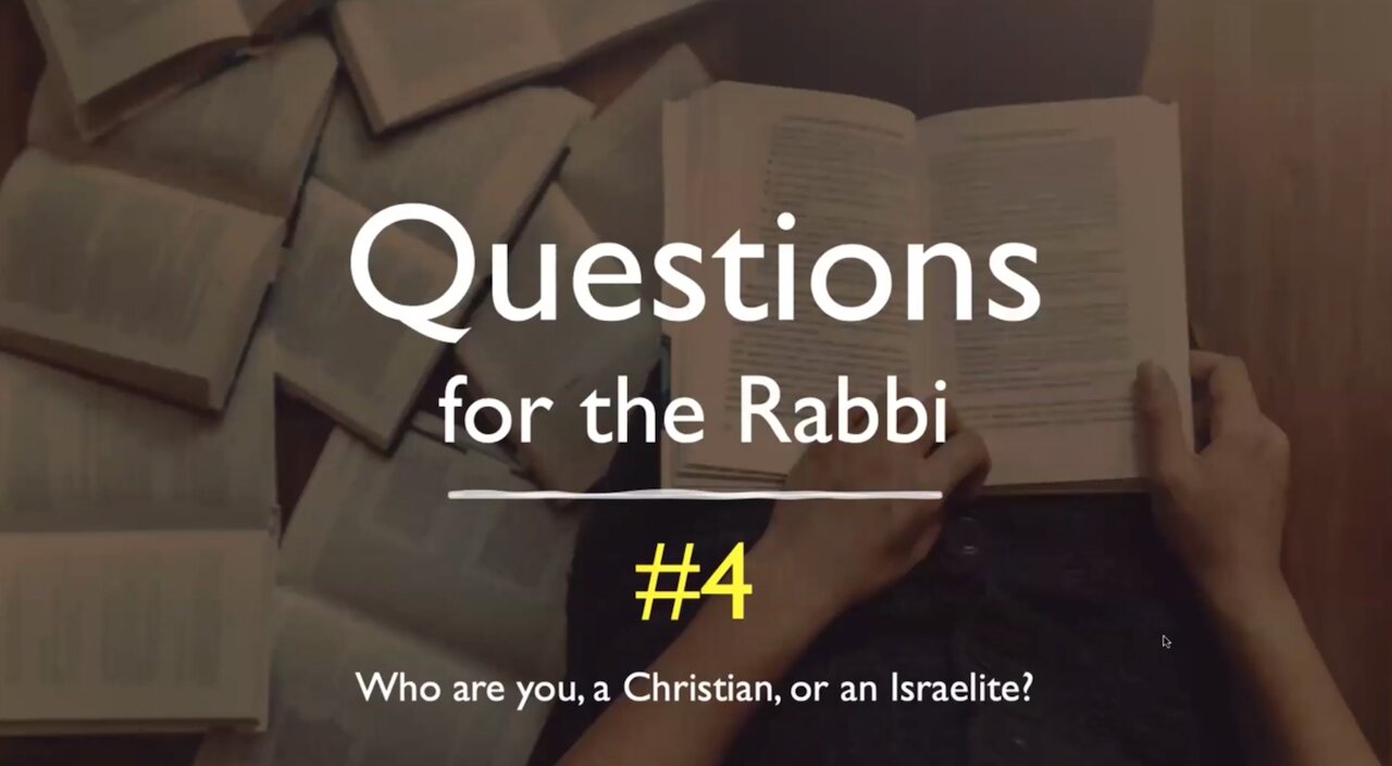 Who are you, a Christian, Or an Israelite?