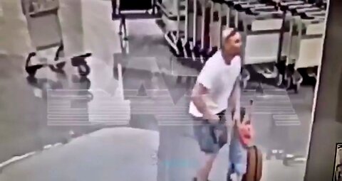 JEW BODY SLAMS BABY AT AIRPORT - LOOKS DEAD 🤬