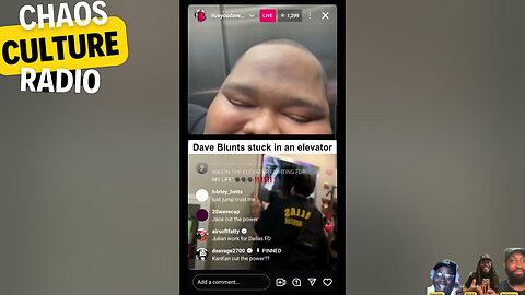 Dave Blunts Got Trapped In Elevator And Went Live To Ask Kanye West For Help