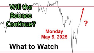 What to Watch Update for Monday May 5, 2025