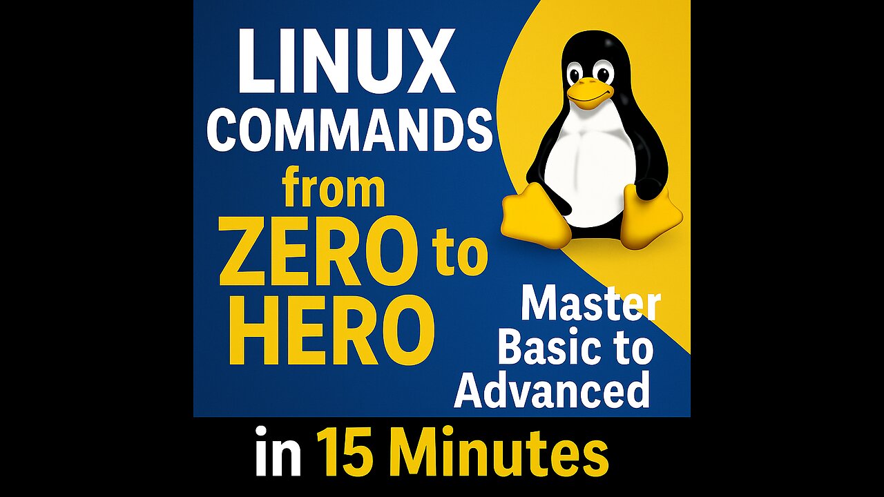 Linux Commands from ZERO to HERO 🐧 | Master Basic to Advanced