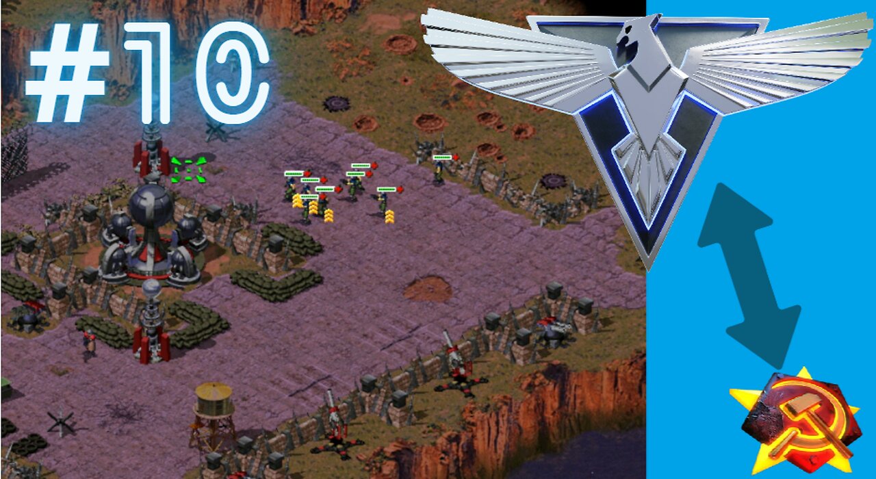 Red Alert 2 - Allied Flipped Mission - Part 10: Weathered Alliance - Walkthrough (How to win this)