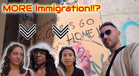 Liberals want MORE immigration!!?? (Quizzing tourists in SPAIN)