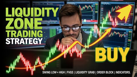 Liquidity Zone Trading Strategy | Swing Low+High | FVGs | Liquidity Grab | Order Block | Indicators