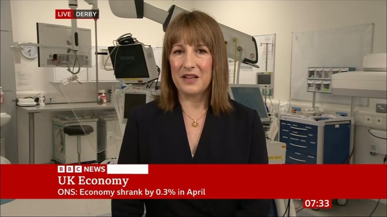 LThe numbers are disappointing_ Chancellor Rachel Reeves spoke to #BBCBreakfast after new figures r.