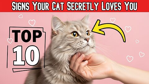 ❤️ TOP 10 SIGNS Your Cat Secretly Loves You