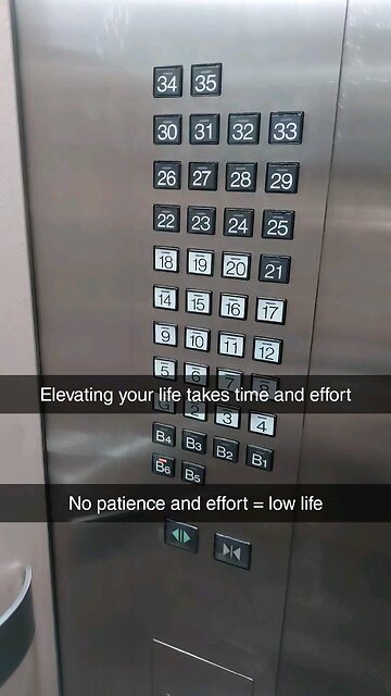 The higher you wanna get, the more time and energy you gotta invest