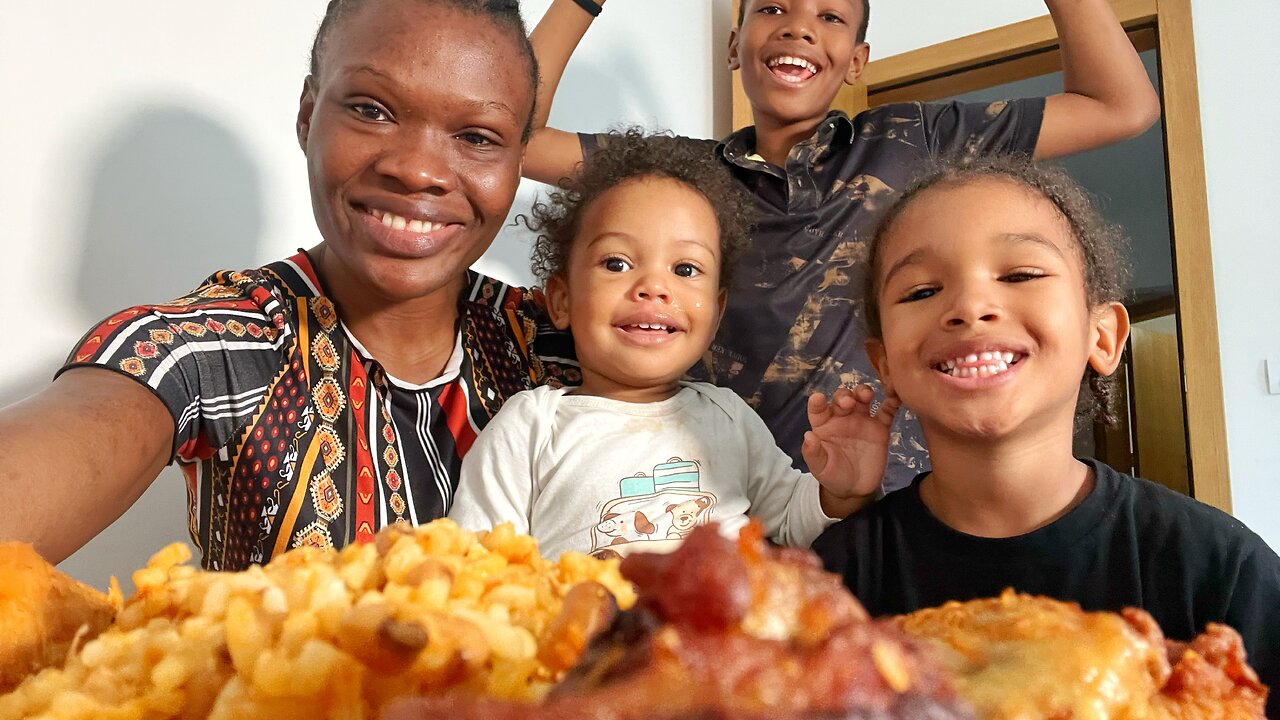 When the kids waited for me so that we can eat together