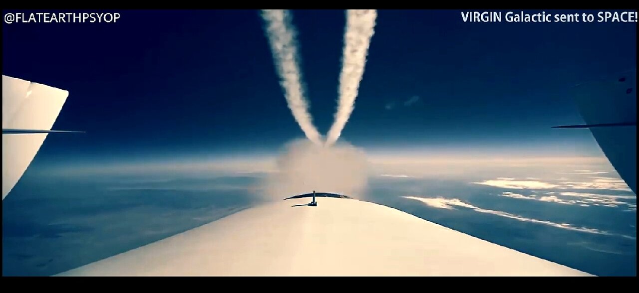 RICHARD BRANSON SHOWS THE EARTH IS FLAT IN VIRGIN GALACTIC FLIGHT. 🔥