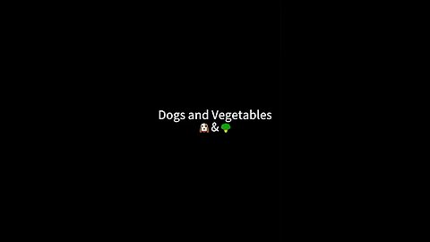 Love All Life Always #404 - Dogs And Vegetables. 🤣🤣🤣