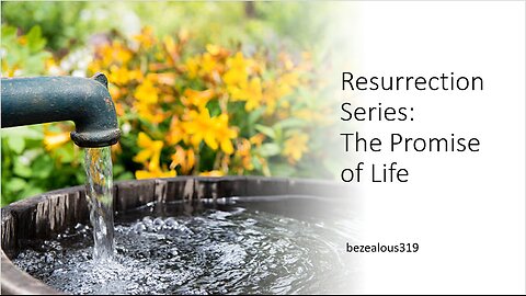 Resurrection Series: The Promise of Life
