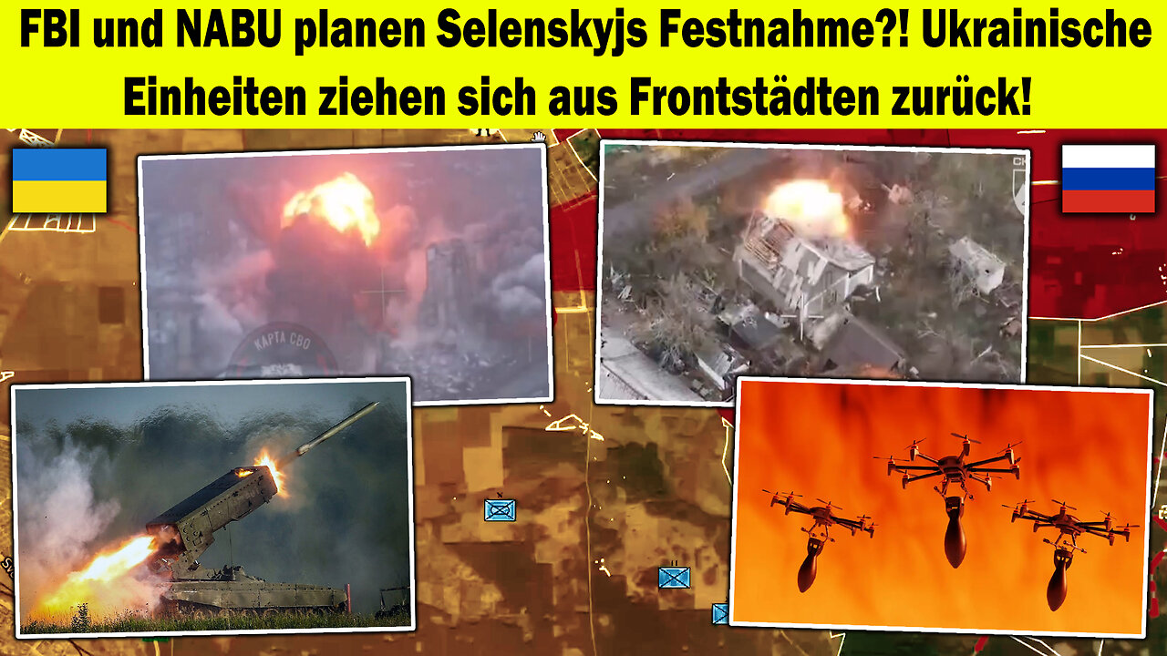 🚨FBI & NABU jagen Selenskyj⚔️Ukrainer geben ganze Frontstädte kampflos auf🔥 Ukraine krieg