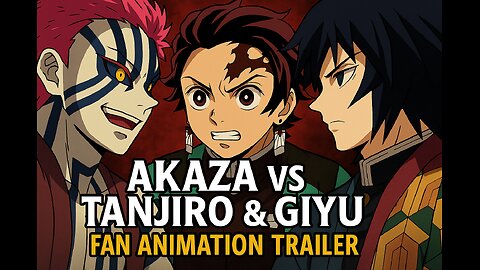 Akaza vs Tanjiro & Giyu | Fan Animation Trailer | Demon Slayer Infinity Castle