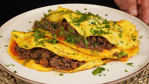You Only Need Eggs and Ground Beef! An incredible lunch awaits you😋