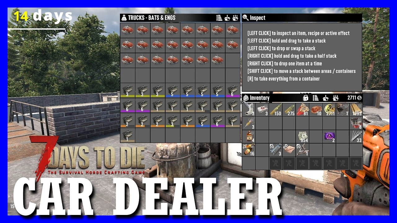 Got another CRUCIBLE and all the BATTERIES — 7 DAYS TO DIE : car dealer (12)