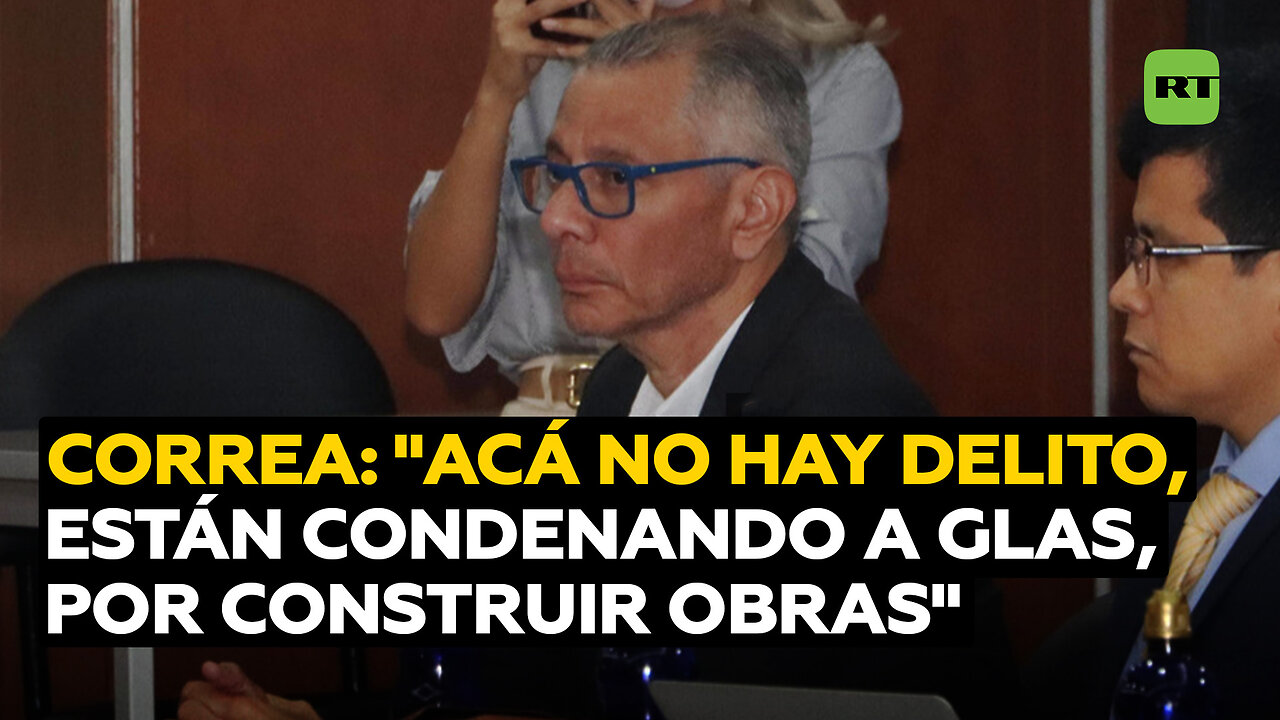"No hay delito": Rafael Correa comenta a RT la condena de Jorge Glas