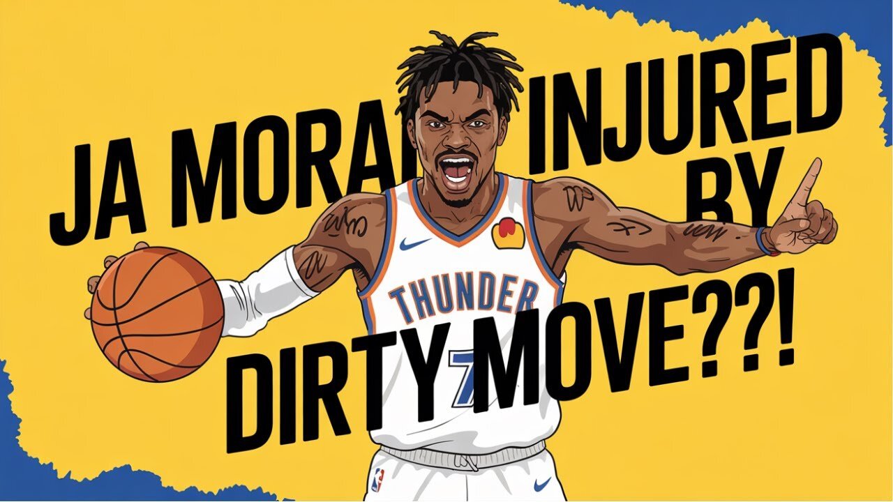 Ja Morant INJURED by Thunder Player's Dirty Move?