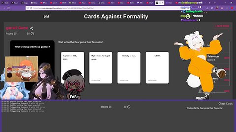Filian, Vex, Bao, Fefe and Chat Play Cards Against Humanity (5/5/2025)