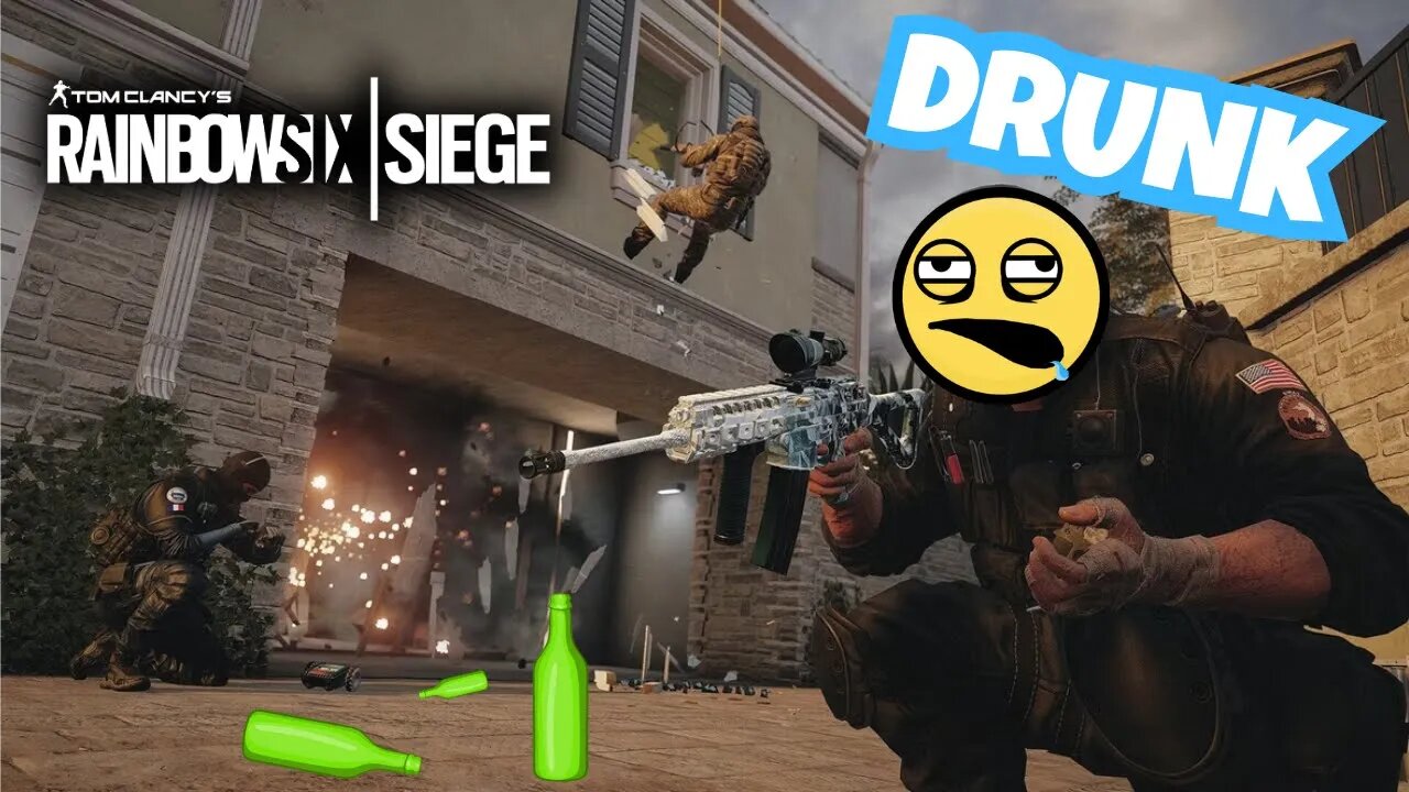 Rainbow Six Siege... But We Get Drunker Every Round 🍻😂