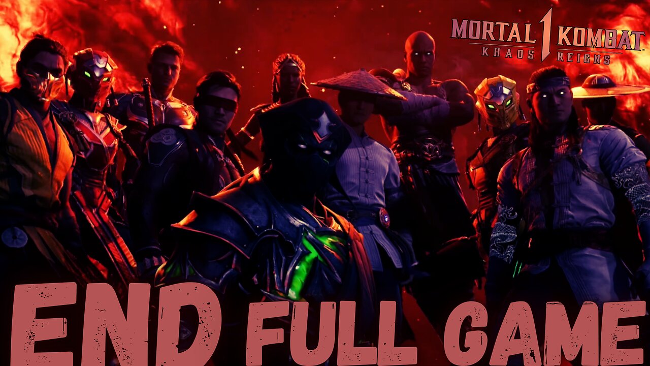 MORTAL KOMBAT 1 (Khaos Reigns) Gameplay Walkthrough Finale & Ending FULL GAME