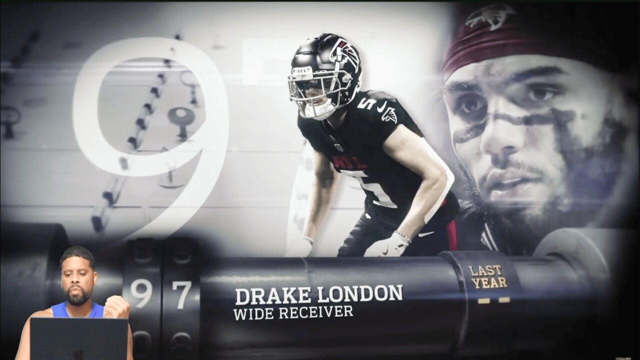 CHANNELADRIANTV Reacts | NFL Top 100 Players Of The 2024-2025 Season #97|WR Drake London