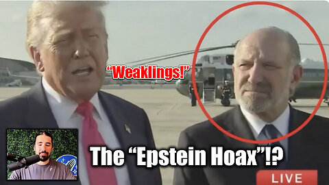 Trump Tells MAGA Lay Off The "Epstein Hoax" Or You're A "Weakling" Democrat Helper!