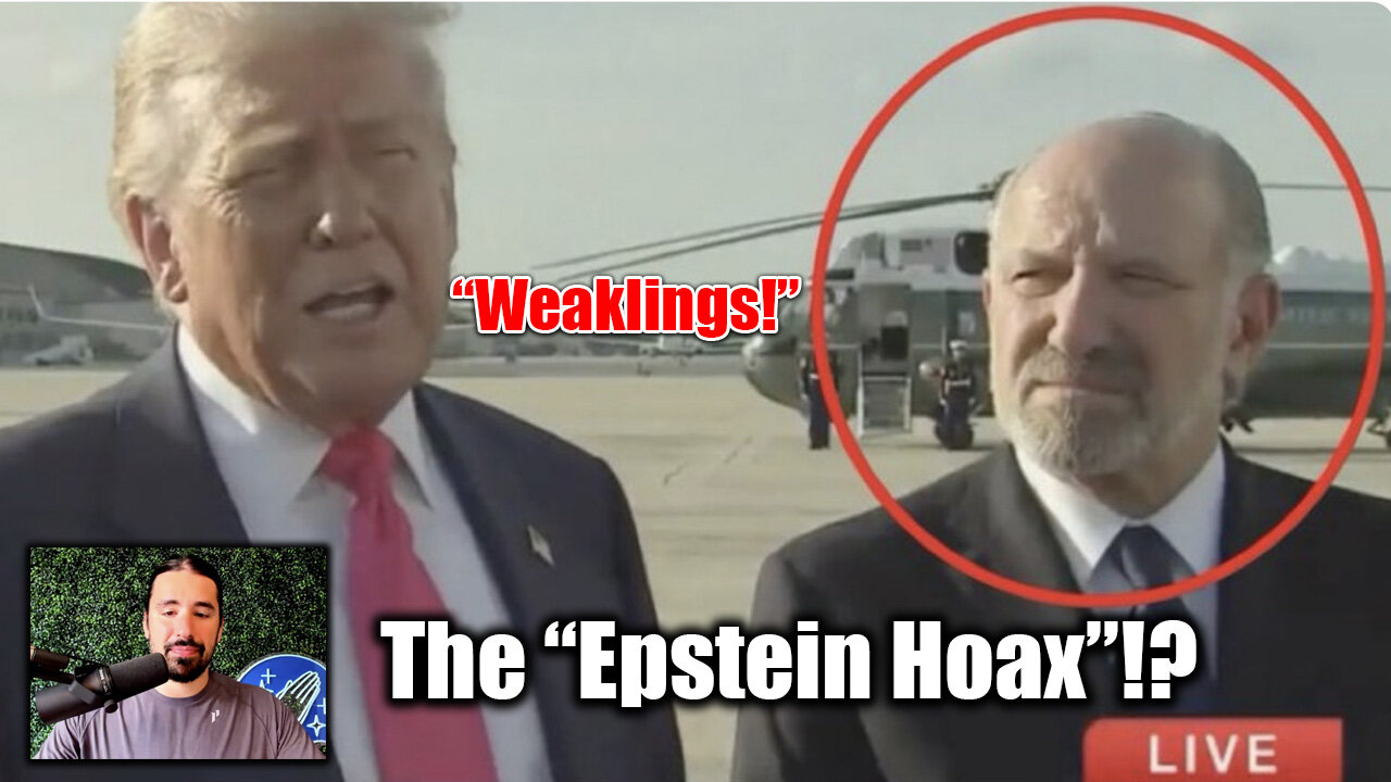 Trump Tells MAGA Lay Off The "Epstein Hoax" Or You're A "Weakling" Democrat Helper!
