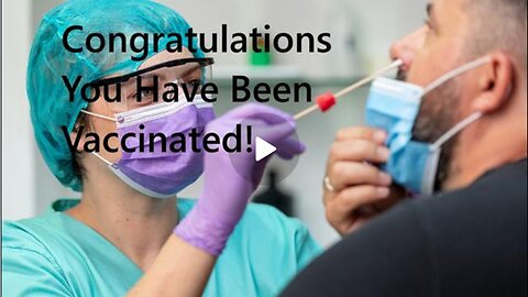Marked in The Forehead| The PCR COVID 19 Nasal Test Swabs in fluid| - Liquid Crystals and Nano Chip- MOTB