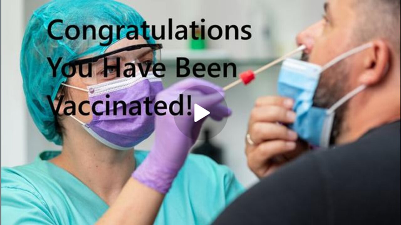 Marked in The Forehead| The PCR COVID 19 Nasal Test Swabs in fluid| - Liquid Crystals and Nano Chip- MOTB