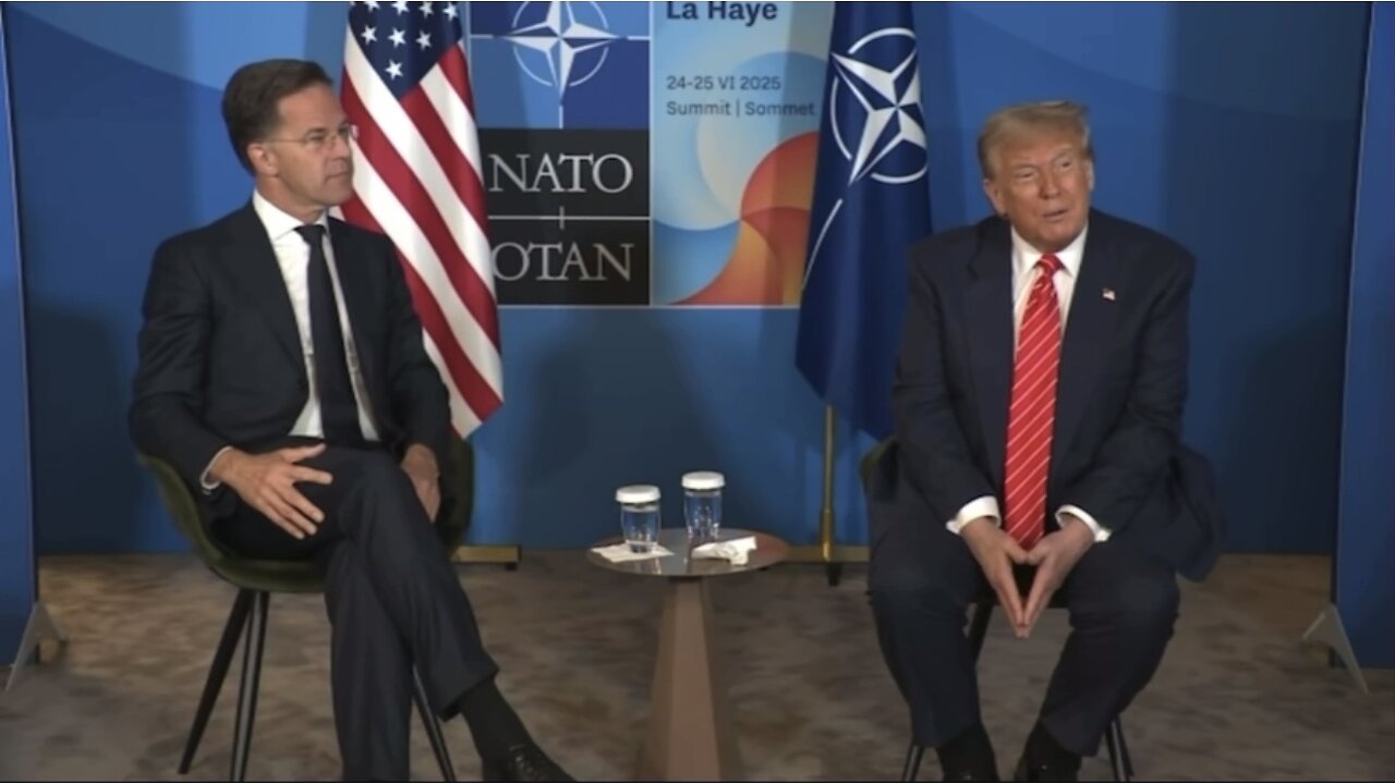 President Trump meets with NATO Secretary General Mark Rutte