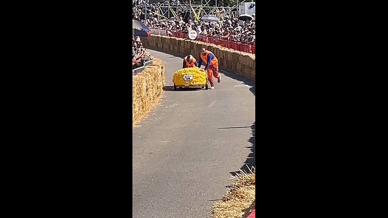 crossing the finish line one way or another 🤪