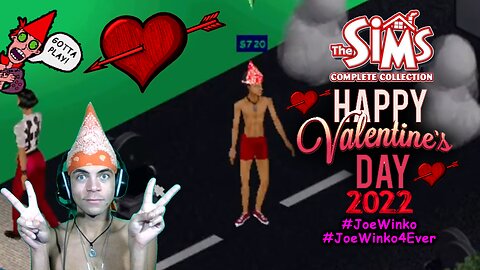 Famous Joe Winko's Late Valentine's Day - Sims 1 Livestream (Feb 15th 2022) - Joe Winko
