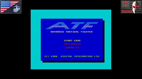 ATF: Advanced Tactical Fighter (Amstrad CPC - Attract Mode) [UK Version]