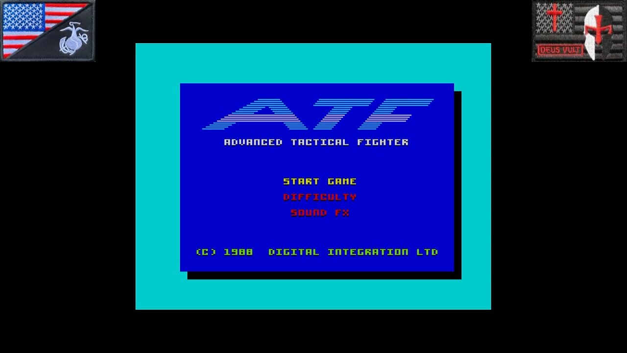 ATF: Advanced Tactical Fighter (Amstrad CPC - Attract Mode) [UK Version]