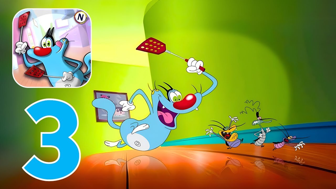 Oggy 3D Run - Gameplay Walkthrough | Part 3