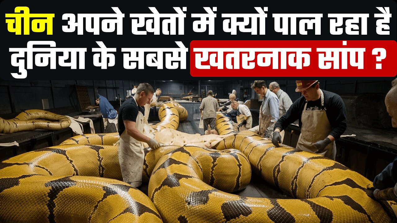 अद्भुत! चीन का Snake Village - 3 Million Snakes!