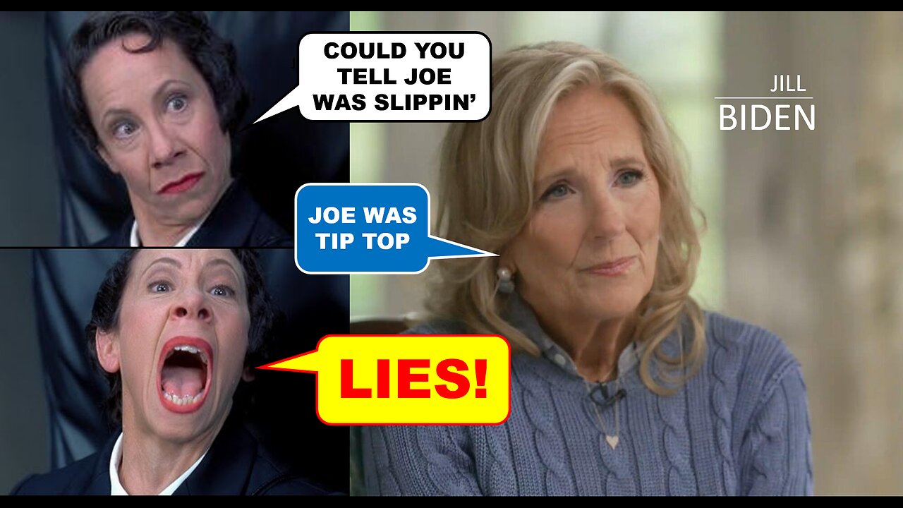 Jill Biden Says She NEVER Saw Joe's Mental Decline. Do You Believe Her?