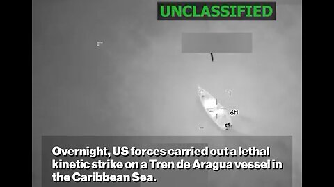 Six killed in overnight strike on Tren de Aragua drug vessel