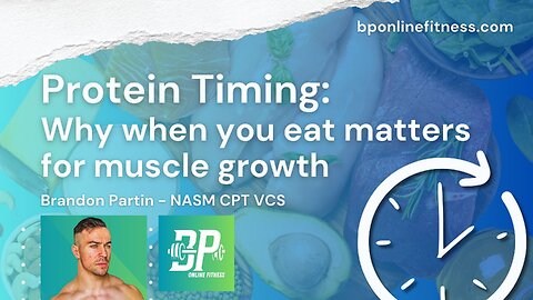 Livestream Discussion - Protein Timing: Why When You Eat Matters