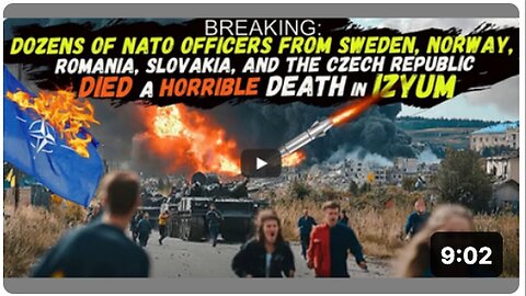"IZYUM City Administration Building Destroyed by Swedish & Norwegian Minelayers"