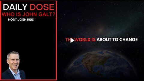 JOSH REID- The World Is About To Change. IS IRAN SUPREME LEADER DEAD? WHO IS John Galt.