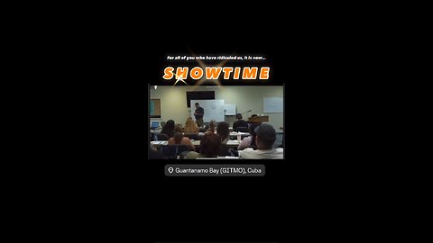 For All of You Who Have Ridiculed Us, It Is Now....SHOWTIME