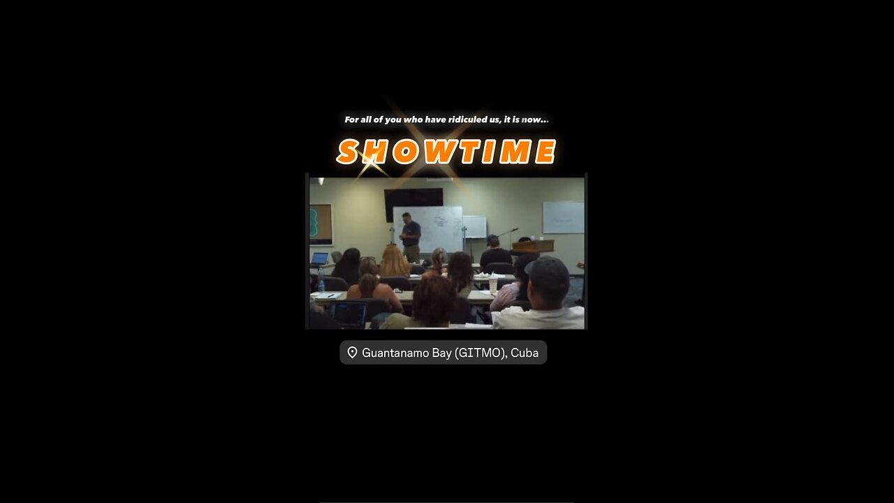 For All of You Who Have Ridiculed Us, It Is Now....SHOWTIME