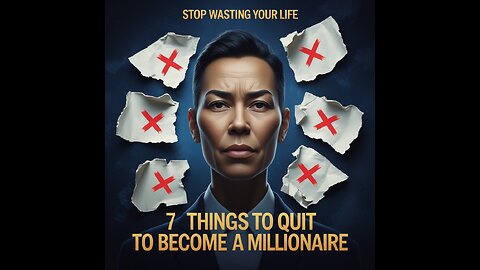 STOP WASTING YOUR LIFE - 7 YHINGS TO STOP DOING TO BECOME A MILLIONAIRE