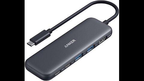 Anker USB C Hub, 5-in-1 USBC to HDMI Splitter with 4K Display