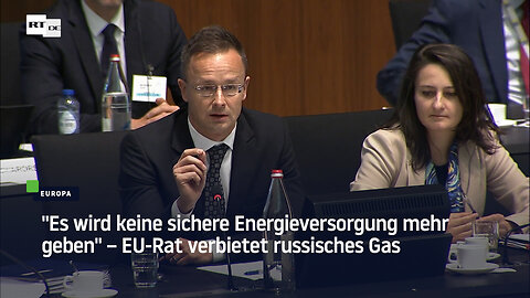 "Es wird keine sichere Energieversorgung mehr geben" – EU-Rat verbietet russisches Gas