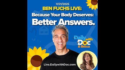 Pharmacist Ben: How Dehydration Fuels 'Dirty Blood' and Chronic Disease DWD 1.9.26