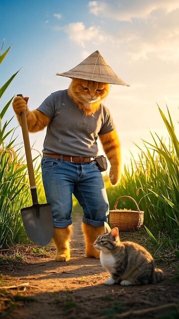 cat rescue a rabbit a care