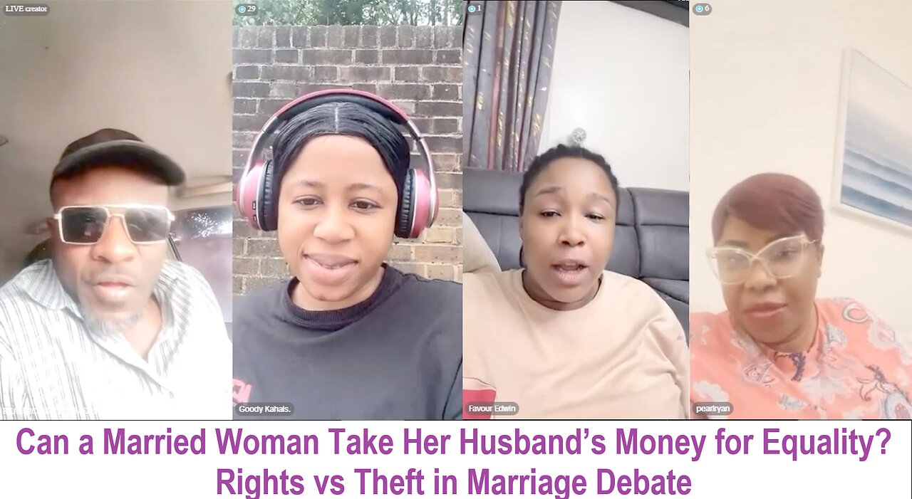 Can a Married Woman Take Her Husband’s Money for Equality? Rights vs Theft in Marriage Debate